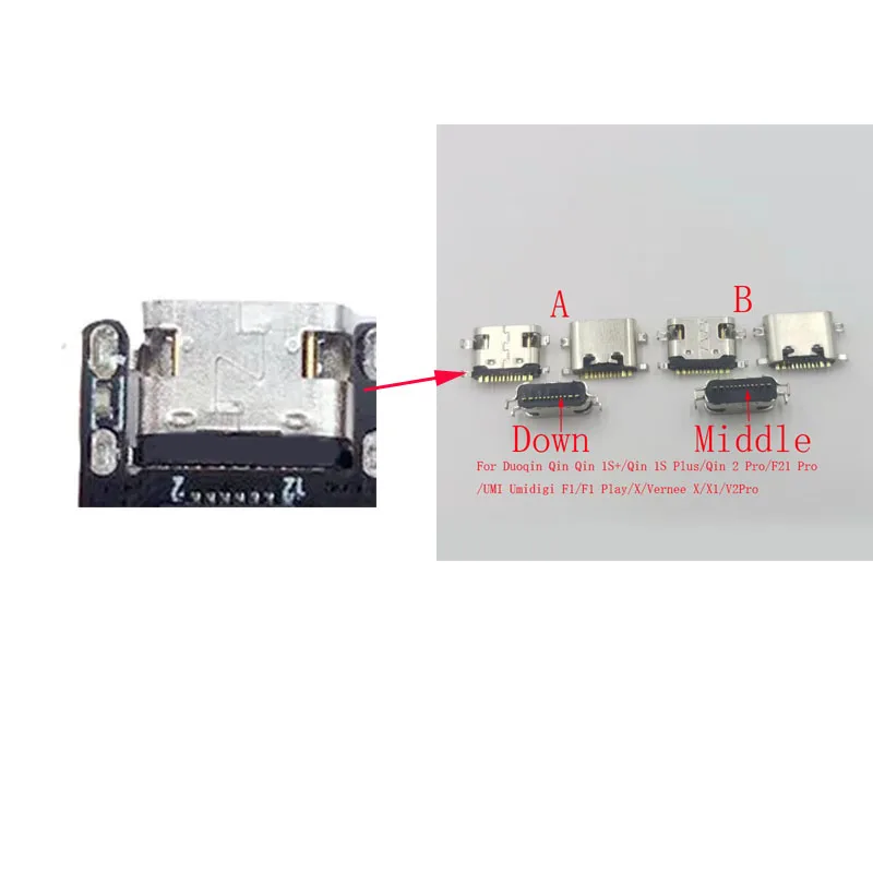 2-20-шт-зарядные-устройства-usb-type-c-док-станции-разъемы-для-duoqin-duo-qin-f21-2-pro-1s-1s-plus-umidigi-f1-play-vernee-x-x1-v2