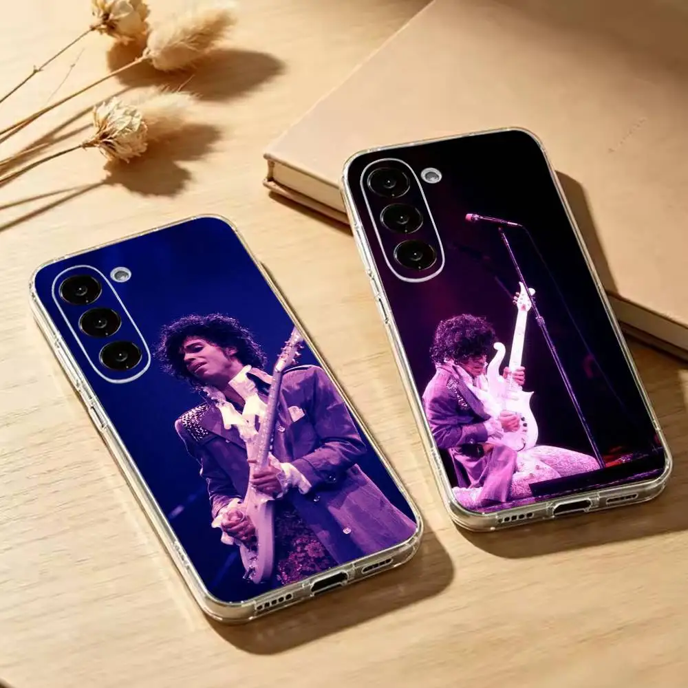 Singer Prince R-Rogers Nelson Phone Case Silicone Soft for Samsung Galaxy A73,A72,A71,A70,A53,A52,A51Cover