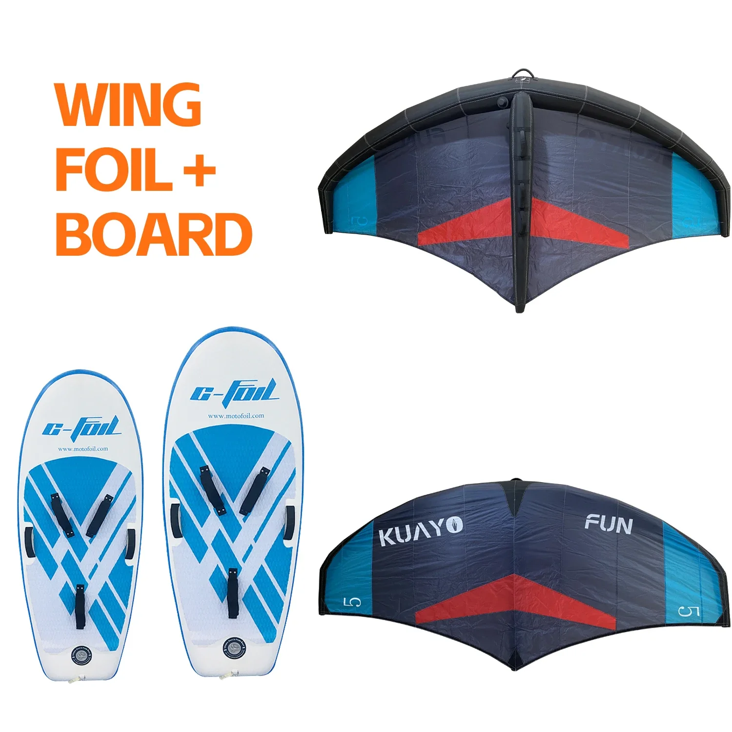 OEM الرياضات المائية تصفح مجموعة الجناح الكربون هيدروفويل لوحة قابلة للنفخ لوح ركوب الأمواج الجناح احباط مجلس efoil الرياح ركوب الأمواج شراعيًا