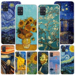 Van Gogh Oil Art Painting Phnoe Case for Samsung Galaxy A51 A50S A71 A70 A41 A40 A31 A30 A21S A20S A10S A21S A6 A7 A8 A9 Cover C