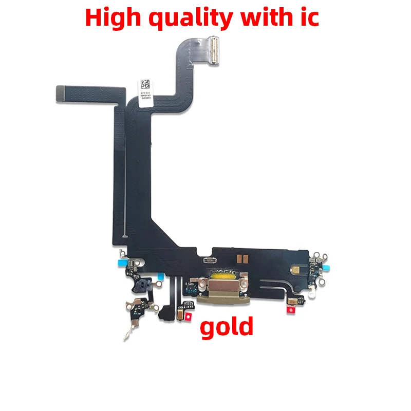 New 1:1 with IC For iphone 14 pro max 14pro max Charging Port Flex Microphone Mini USB Charger Dock Connector Repair