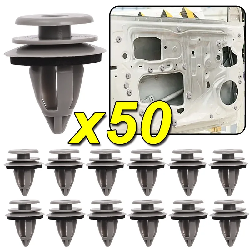 Clip de Panel de puerta de coche, Clips de remache de sujeción de parachoques automático, Clip de puerta de tablero de guardabarros de coche, retenedor de Panel para BMW, 10/20/50 Uds.