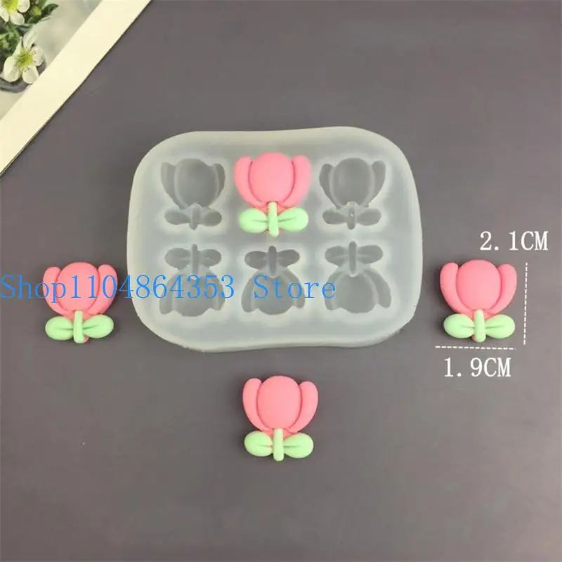 652F Professional Fondant Mould Set With Flower Pattern Sturdy Safe Silicone Materials
