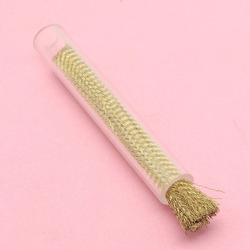 Brosses à embouts Cooper, roues de polissage en fil de cuivre, brosses à gobelets pour vernis antirouille, outil de manucure pour Nail Art, nettoyage inodore
