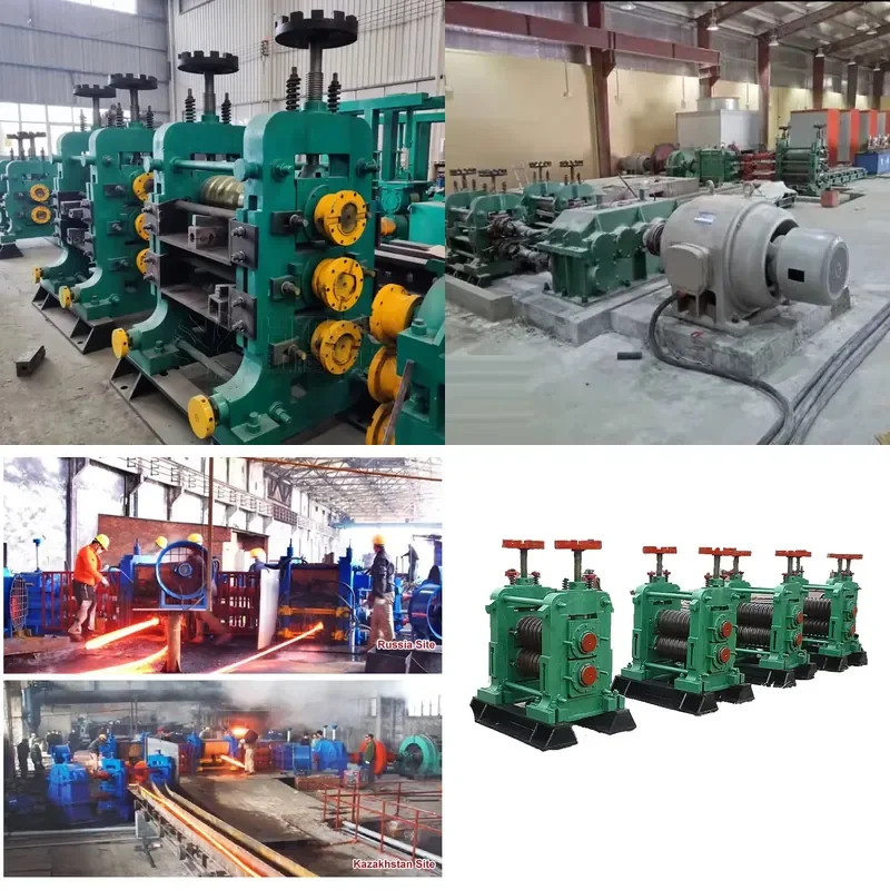 2026 CE Línea de Producción de Varillas de Acero, Máquina de Fabricación de Varillas de Acero, Laminador de Varillas de Acero TMT de 1-15t/h para Varillas Corrugadas de 6-32mm, Alambre Plano y Perfiles Angulares
