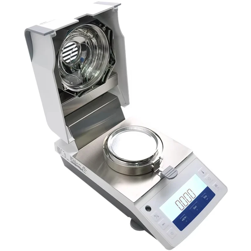 Food Medicine Feed Grain Water Content Moisture Balance Analyzer Halogen Moisture Meter