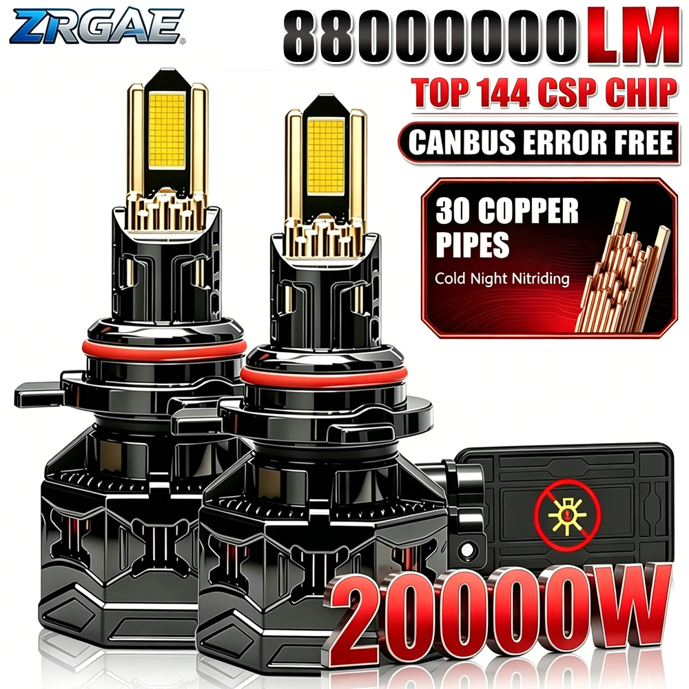 20000W 88000000LM H7 H4 H11 Led Headlight High Power Canbus K5C H1 H8 9005 HB3 9006 HB4 9012 HIR2 Turbo Lamp Car Led Headlamp