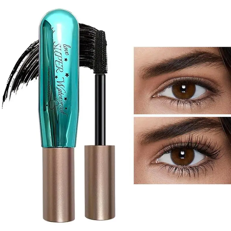 Mascara Liquid Lash Extensions Mirror Design Waterproof Smudge Proof Eye Lash Mascara For Sensitive Eyes No Clumping Lash