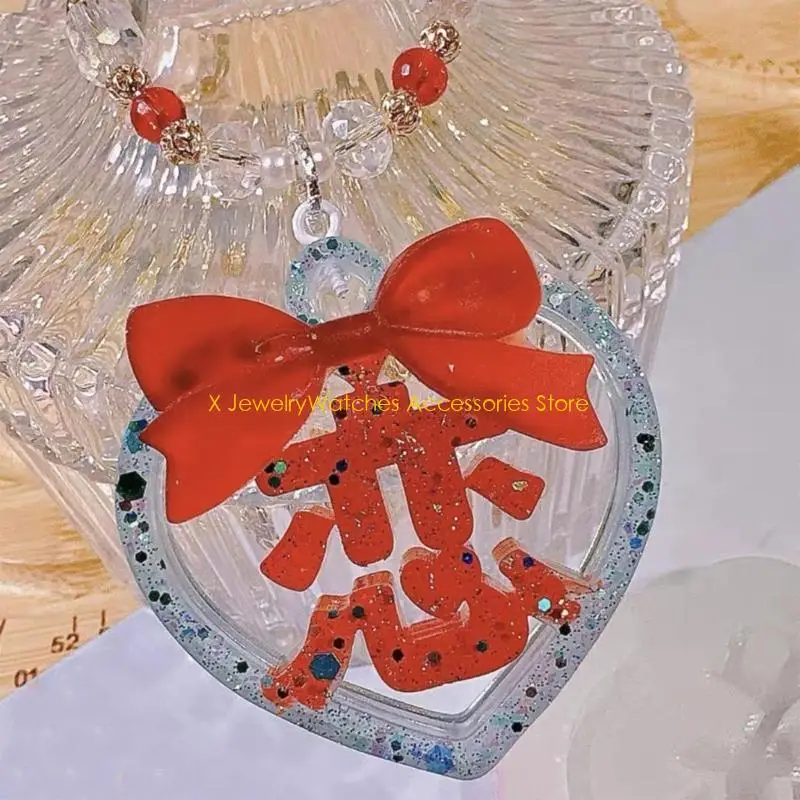 

31KD Silicone Mold Heart Pendants Epoxy Resin Molds for DIY Epoxy Resin Crafting Mould Jewelry Making Crafts