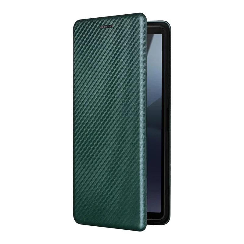 For Sony Xperia 10 VI 2024 Luxury Flip Ultra Thin Skin Carbon Fiber Magnetic Adsorption Phone Case For Sony 10 VI 2024 Cover