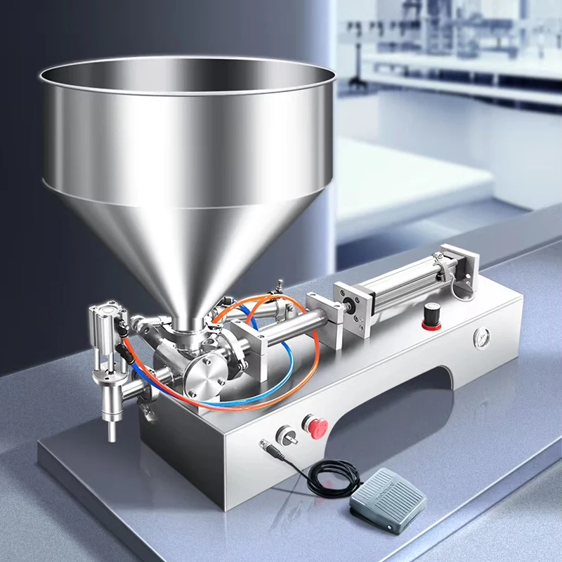 

Single Head Pneumatic Volumetric Soft drink Liquid Filling Machine Pneumatic Liquid Filler Liquid Honey Soap Bottle