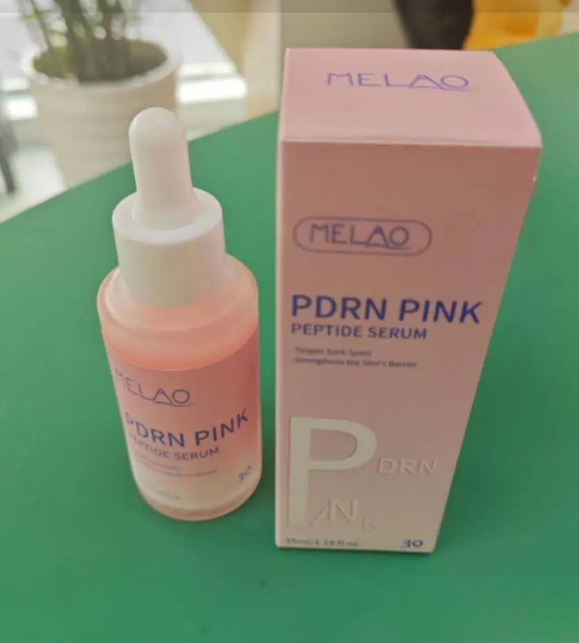 Suero péptido rosa, esencia de salmón, hidratación duradera, reparación de cutículas, 35ml ​ Suero facial nutre profundamente la esencia de la piel
