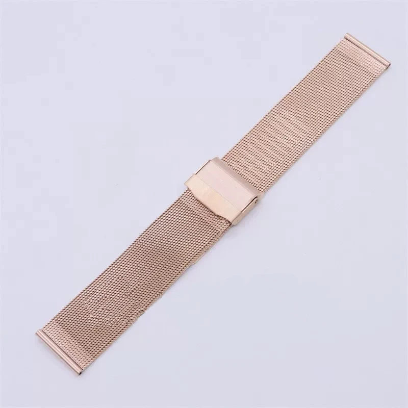 Mesh-Armband aus Edelstahl, Uhrenarmband, 12 mm, 13 mm, 14 mm, 15 mm, 16 mm, 17 mm, 18 mm, 20 mm, 22 mm, Unisex-Ersatzarmband, Zubehör – Detail 6