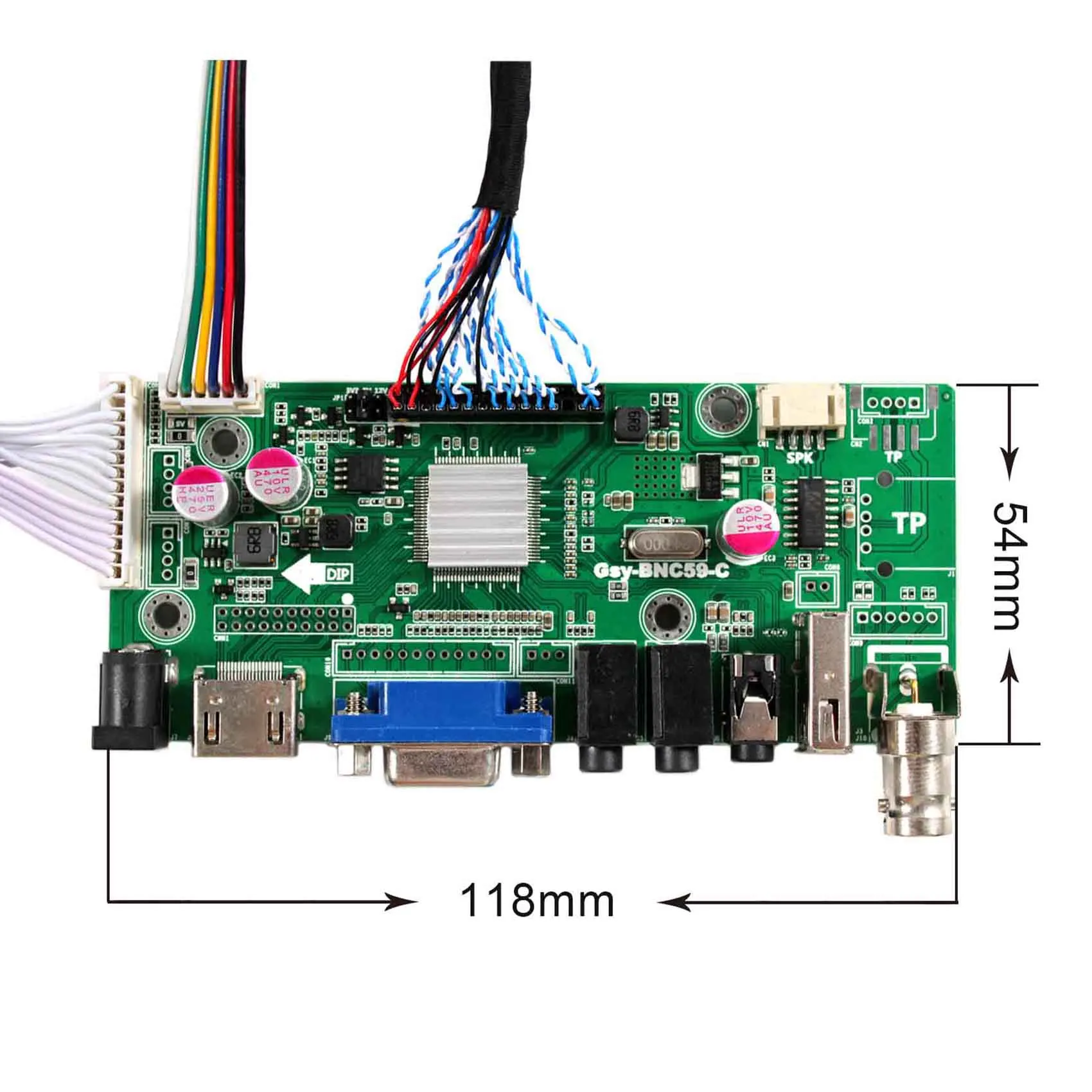 HD-MI VGA 2AV USB LCD Controller Board work with 21.5inch 1920x1080 M215HW01 V0 V1 V9 M215HW03 V0 HM215WU1-300  LM215WF1-TLA1