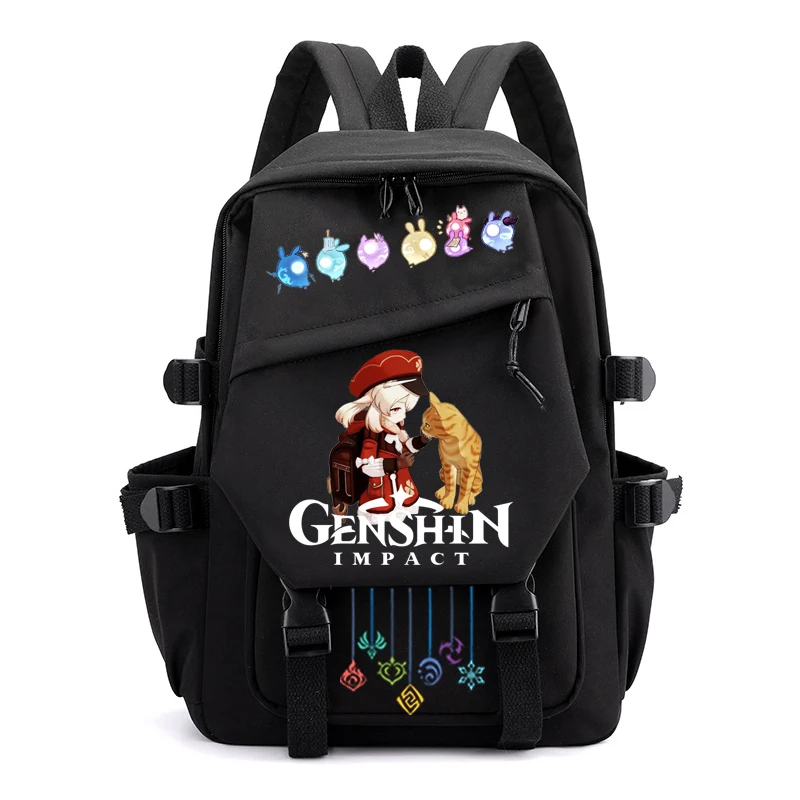 

Genshin Impact Schoolgirl Travel Women's Fit Teen Notes Backpack