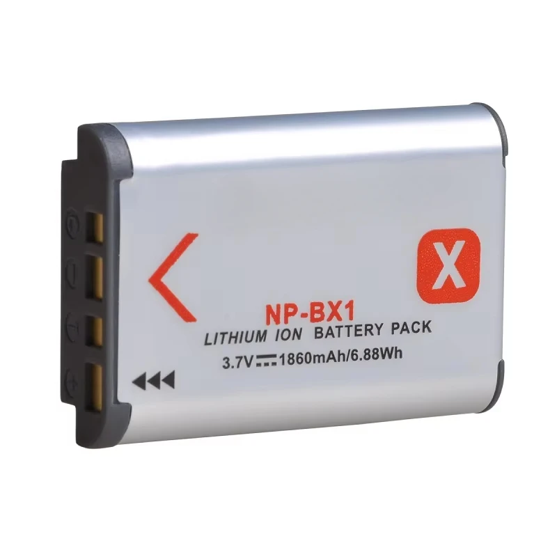 1860mAh NP-BX1 Npbx1 Battery+LED 3 Slots Charger for Sony ZV-1F DSC-RX100 M6 M7 M5A M3 WX500 HX300 WX350 AS300 AS30V HX60