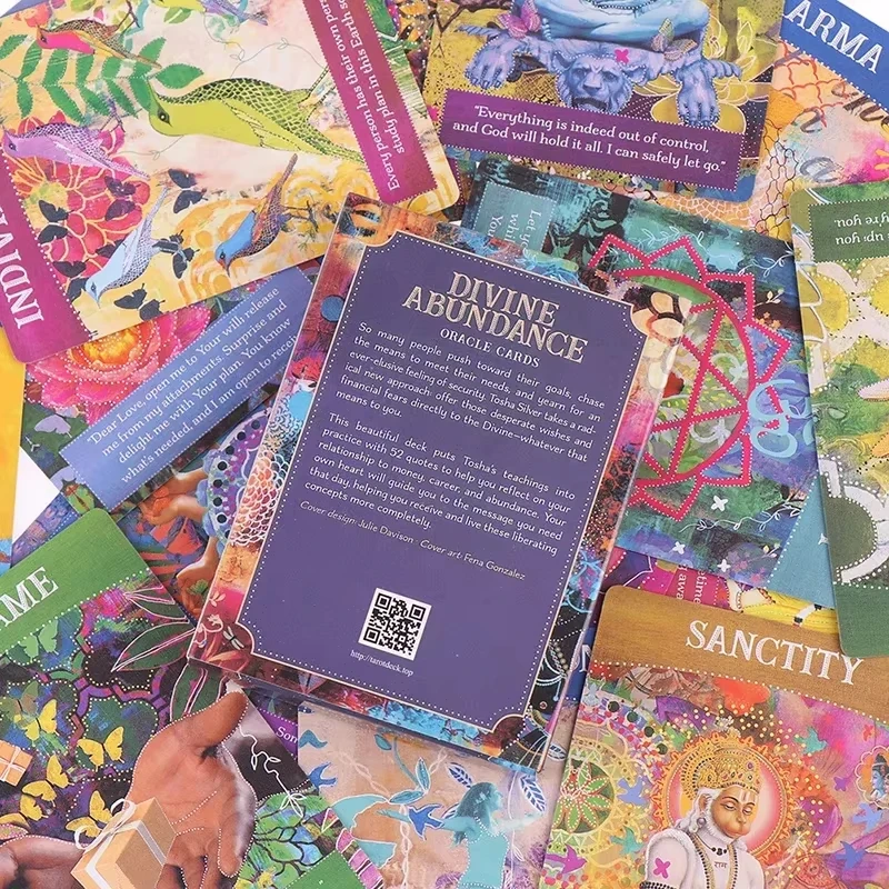 الوفرة الإلهية أوراكل سطح السفينة الإنجليزية شرح بطاقة التارو أوراكل لمبتدئين مصير العرافة التارو د #3