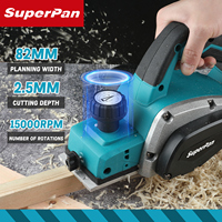 15000RPM Electric Cordless Planer Router Trimmer Furniture Cutting Machine Woodworking Planer For Makita 18V Battery(No Battery)