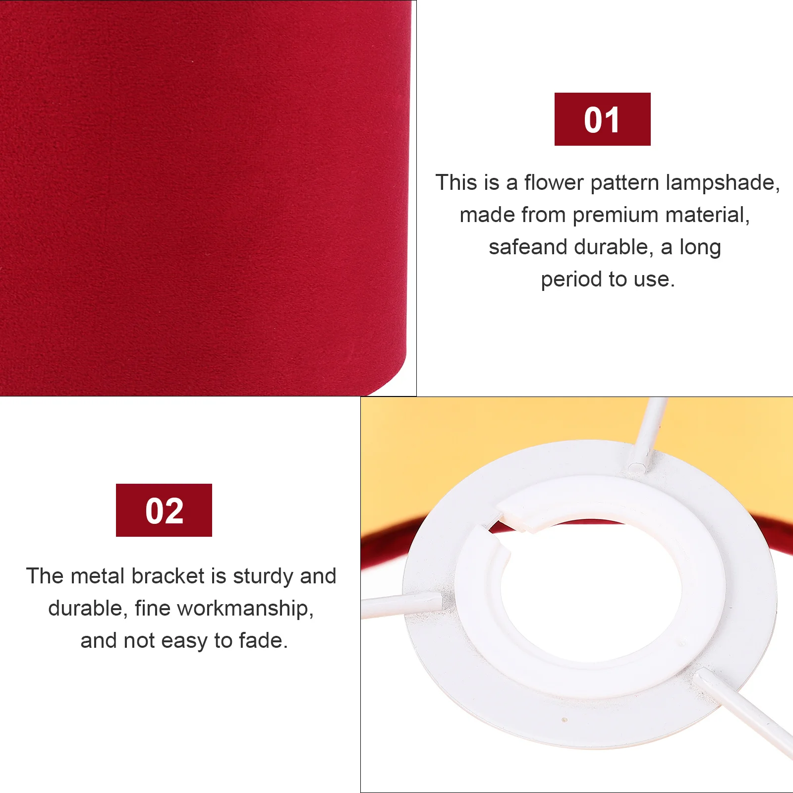 

Premium Cloth Lampshade Table Light Cover Durable Decorative Accessory for Room Warmth Mood Table Light Cover Home Lampshade