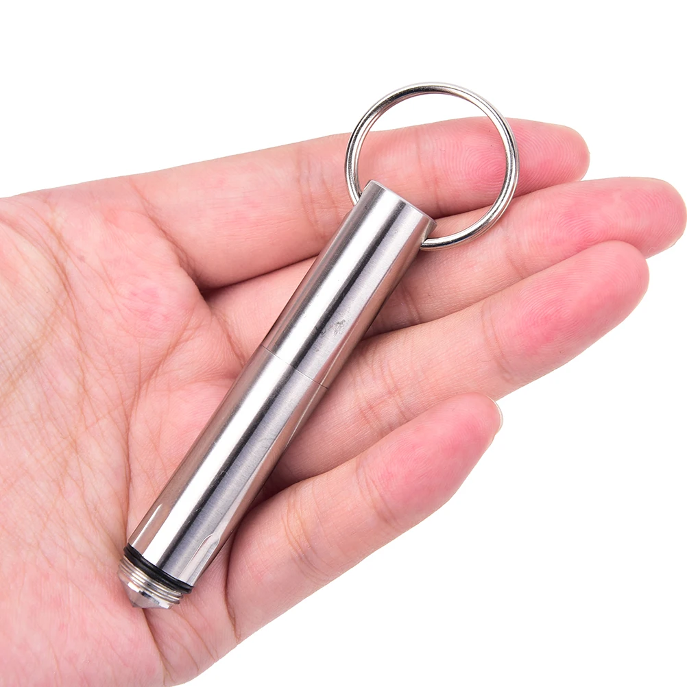 Mini EDC Pocket Tactical Pen Survival Outdoor Stainless Steel Keychain Tool Broken Window Glass Breaker