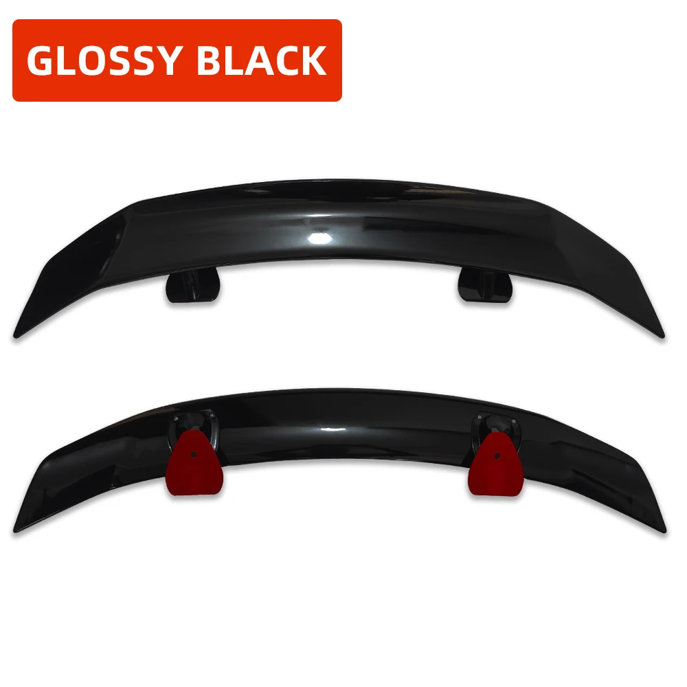 For Toyota Corolla 06 07 08 09 10 11 12 13 Rear Trunk Lid Car Spoiler Wing Universal Fitment ABS Black Carbon Color Accessories