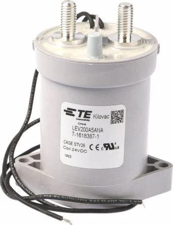 TE Connectivity High-Voltage DC Relay, Model LEV200A5ANA, Part No. 7-1618387-1, 24V Coil Voltage, In Stock