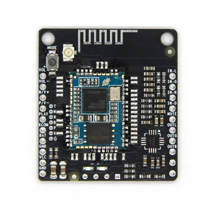 1 قطعة QCC5125 V5.1 BT مجلس LDAC ضياع انخفاض استهلاك الطاقة مع AUX TWS AAC/APTX/APTXLL/APTXHD APP تغيير اسم كلمة المرور EQ