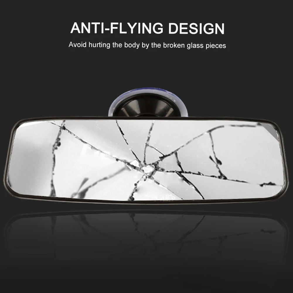 Universal Interior Rear View Mirror Suction Rearview Mirror Safety Mirror Monitor Square Safety Car Baby Mirror Car Interior