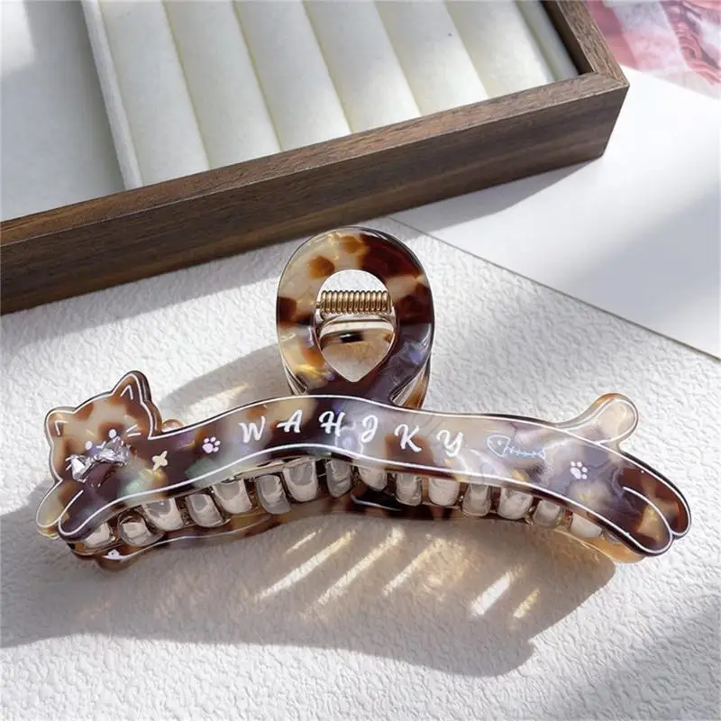 R7UF Animal Shaped Acetate Hair Clamp Strong Grip For Women And Girls Daily Use