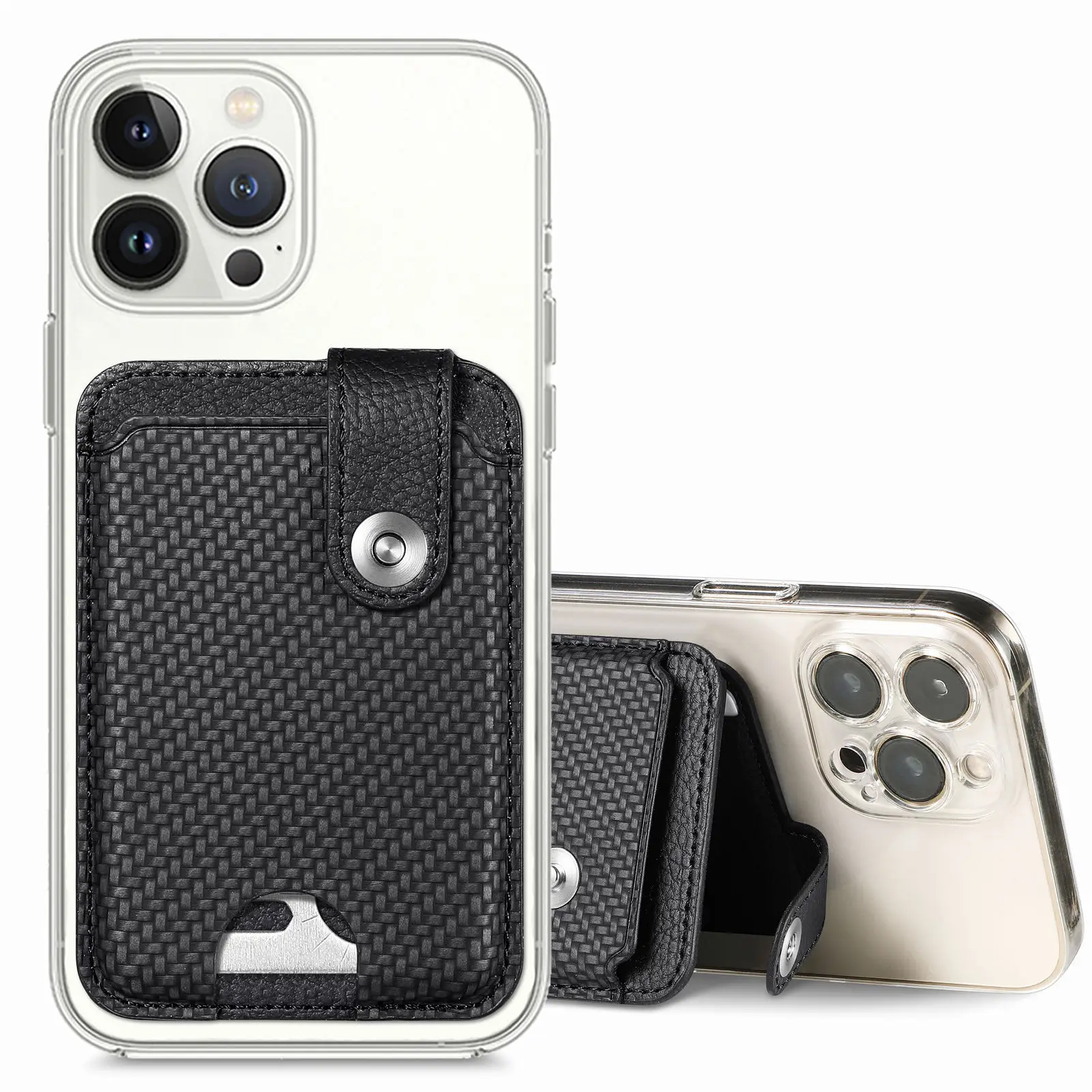 Pu Leder Kreditkarten halter Brieftasche mit Werkzeug lässig Münz geldbörse Mode Telefon halter Männer Frauen Kreditkarte Karten tasche – Detail 10