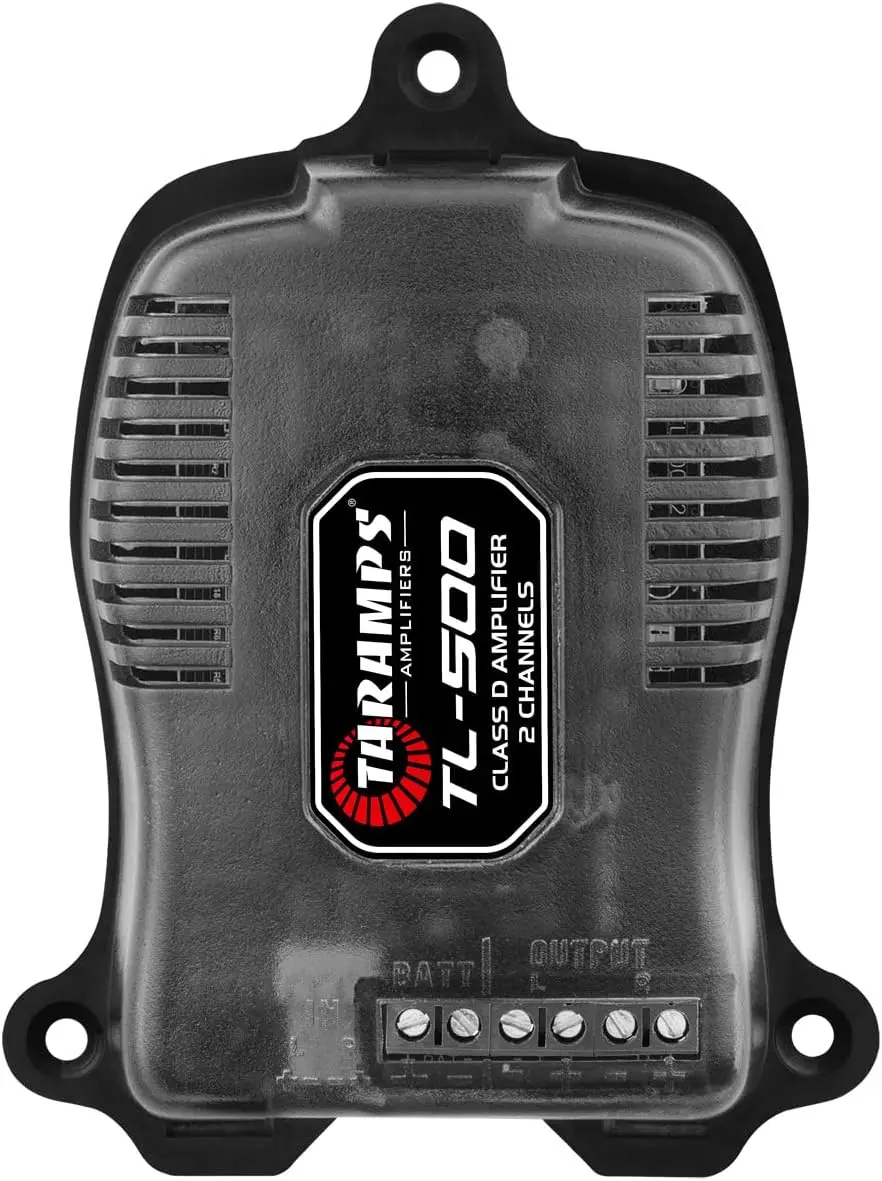 

Автомобильный аудиоусилитель TL 500, 2x45 Вт, RMS, класс D, 2 канала, 8–16 В постоянного тока, черный