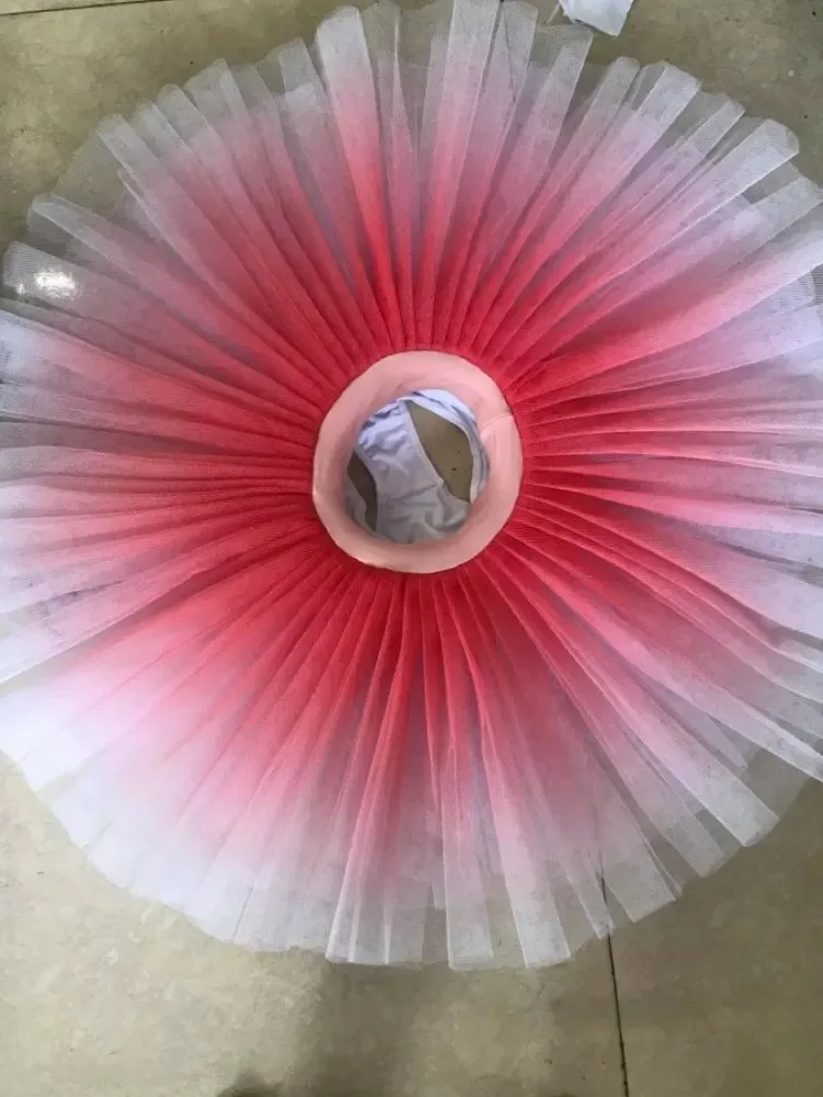 Nuova gonna da balletto Costumi professionali classici per pancake Tutu Pratica di balletto professionale a 9 strati che indossa la padella per adulti da donna