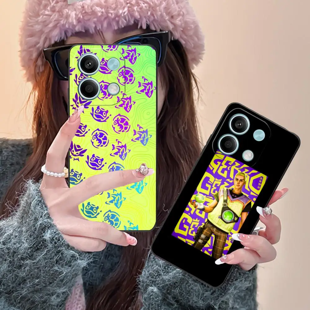 

Чехол для мобильного телефона Valorant Gekko для Xiaomi Redmi Note 14 13 12 11 A5 3 2 1 Pro Plus 4G 5G Цветной защитный роскошный чехол