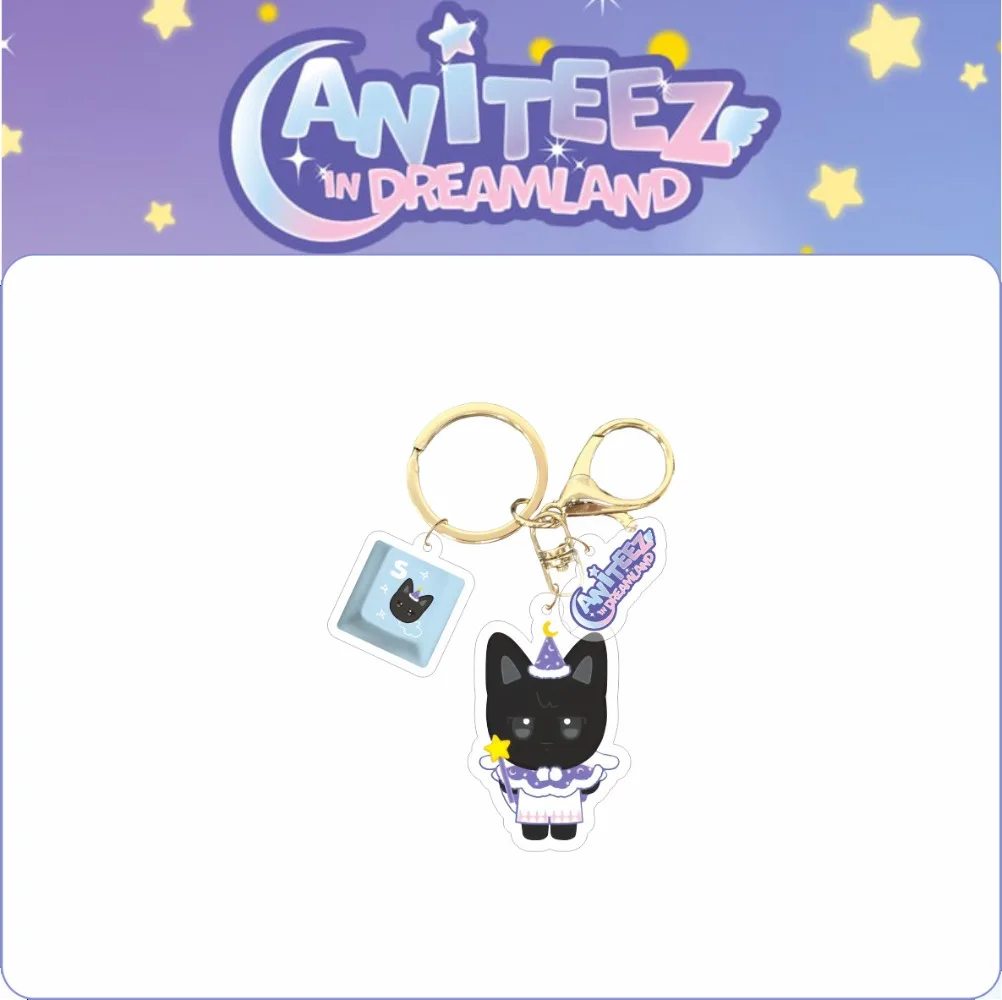 KPOP ANITEEZ IN DREAMLAND 2025 Merch المفاتيح للنساء الرجال Kawaii الاكريليك حلقة رئيسية حامل الهدايا حقيبة السيارة إكسسوارات جذابة