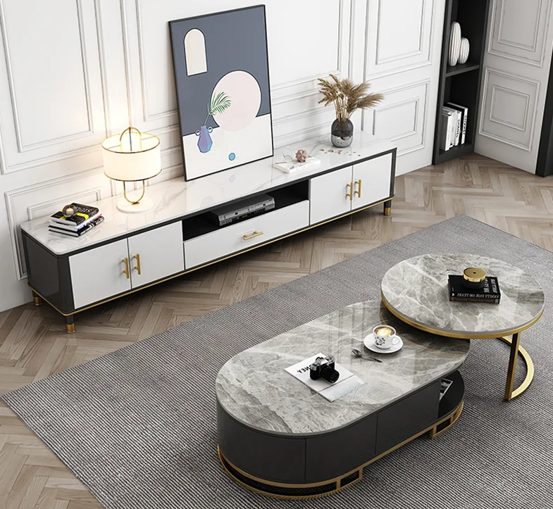 

Кофейный столик из мрамора и гранита в стиле минимализм, класса люкс