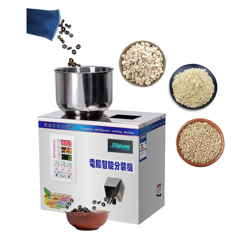 1-200 جرام السيارات الفولاذ المقاوم للصدأ آلة تعبئة مسحوق الحبيبات ماكينة وزن أوتوماتيكية آلة تعبئة الحبوب لبذور حبوب الشاي