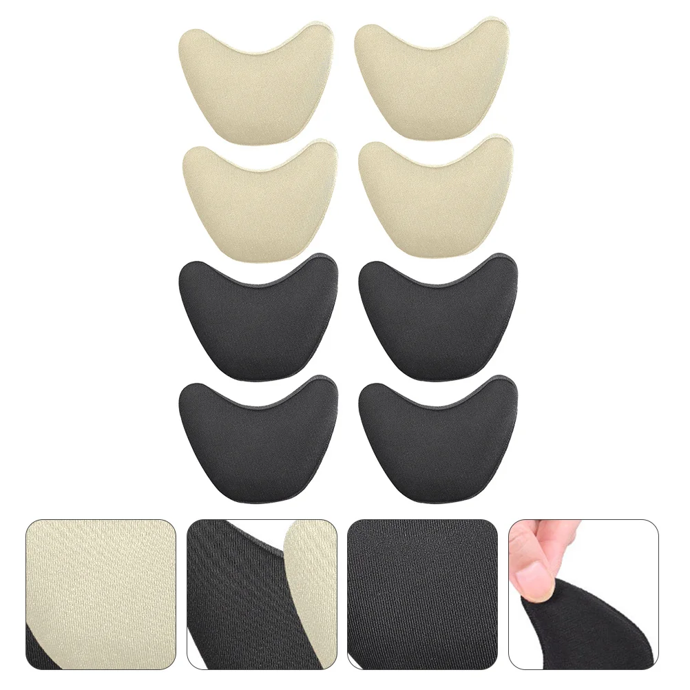 4Pairs Toe Pads Forefoot Inserts High Heel Protective Cushions Pain Relief Ball of Foot Pressure Reduction Shock Absorbing High