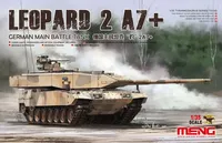 1/35 MENG Model TS-042 Leopard 2 A7+ German Main Battle Tank assembly Scale diy toys Model Kit