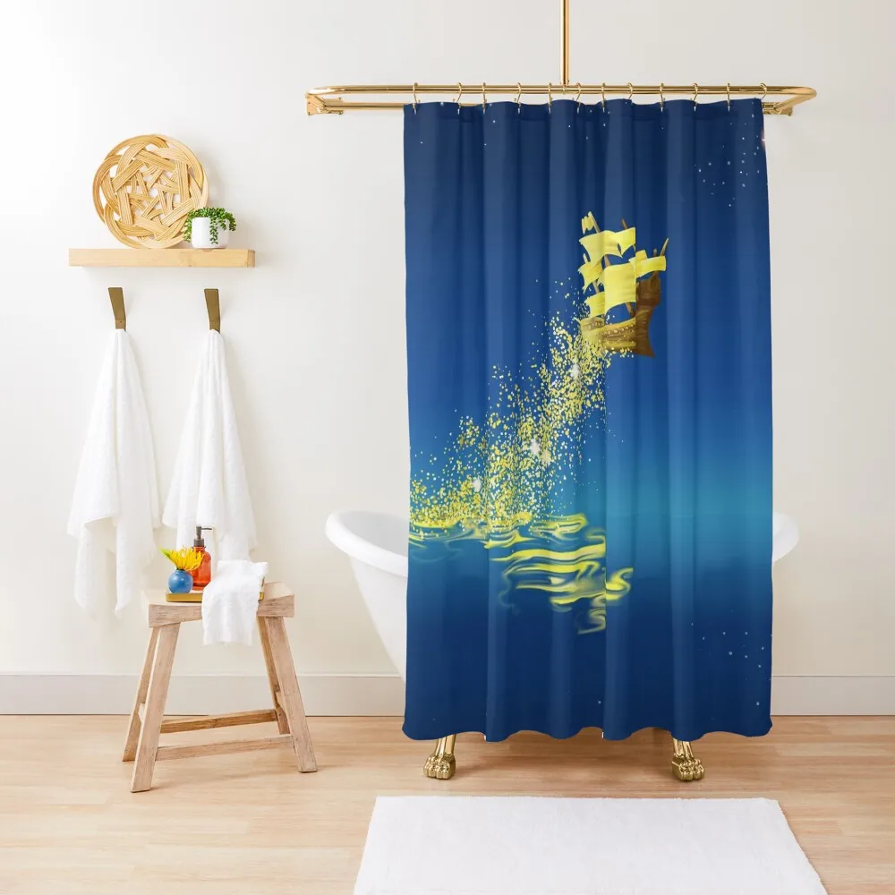 

Faith, Trust, and Pixie dust Shower Curtain Bathtub Curtain Anime Bathroom Curtain Bathroom Shower