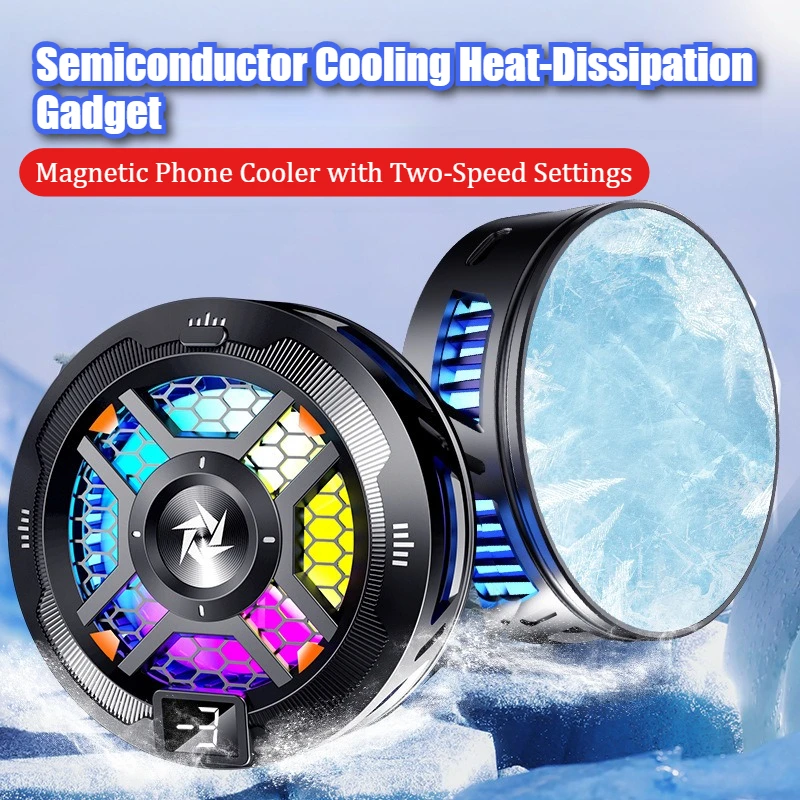 Mobile Phone Magnetic Back-Clip 2 in 1 Semiconductor Refrigeration Cooling Fan Radiator FS03/SL18 for Tablet IPhone Samsung