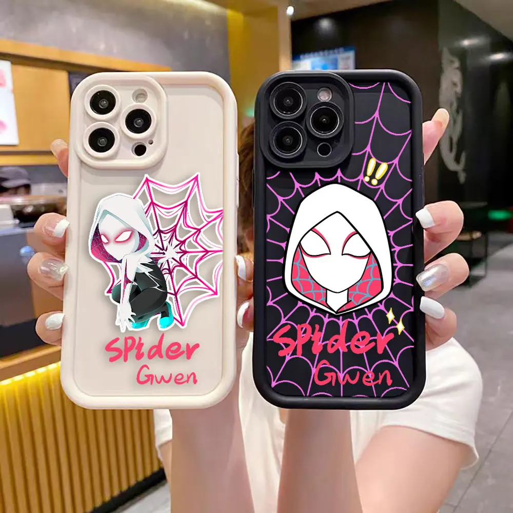 Marvel Spider Gwen Cover Phone Case For Google PIXEL 7 8 7A 8A 9 Oneplus 11 10R 8T NORD CE 2 3 4 LITE ACE 2 3 Case Funda Capa