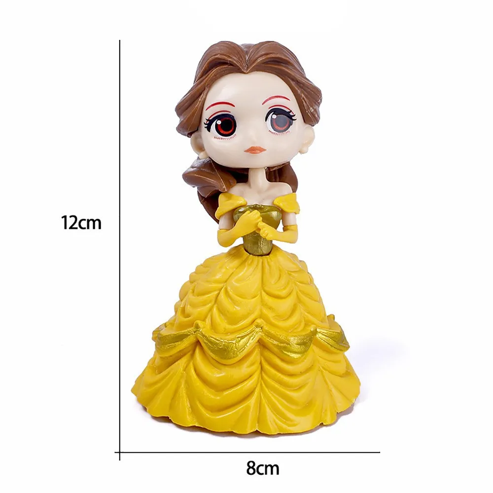 Q Posket Die Schöne und das Biest Spielzeug Belle PVC Prinzessin Figuren Action Sammlermodell Spielzeug für Mädchen Geschenk Desktop-Ornament – Detail 6