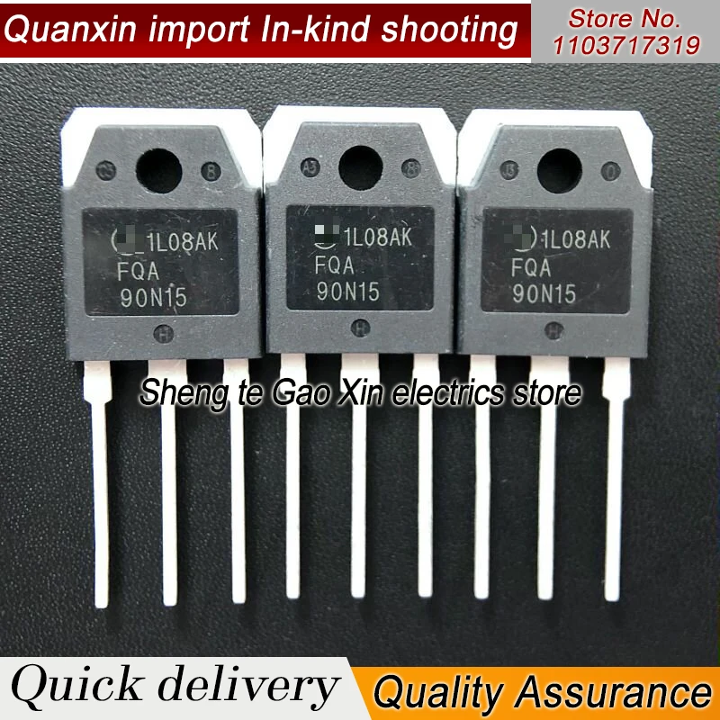 5PCS-10PCS FQA90N15 90N15 direct transistor field effect tube N channel MOS tube 90A 150V  Brand new and original