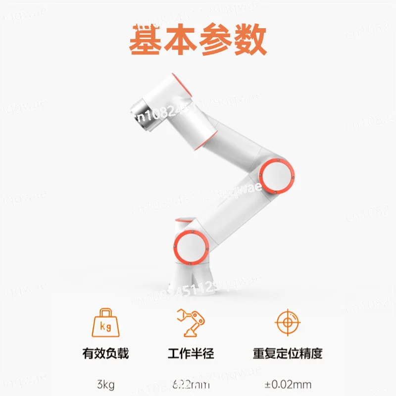 High precision Automatic Industrial 6 Axis Collaborative 3Kg 5Kg 10Kg Payload  Arm for Palletizing Welding