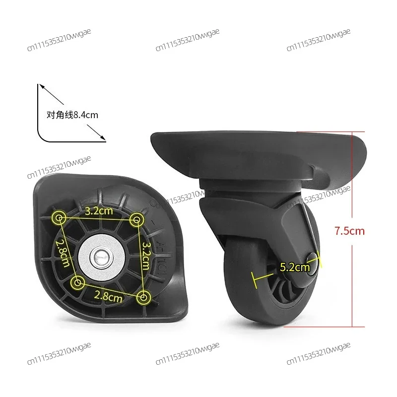 W053# Replacement Luggage Wheel For Hongsheng A-101, Suitcase Caster For Samsonite American Tourister Travel Case Repair