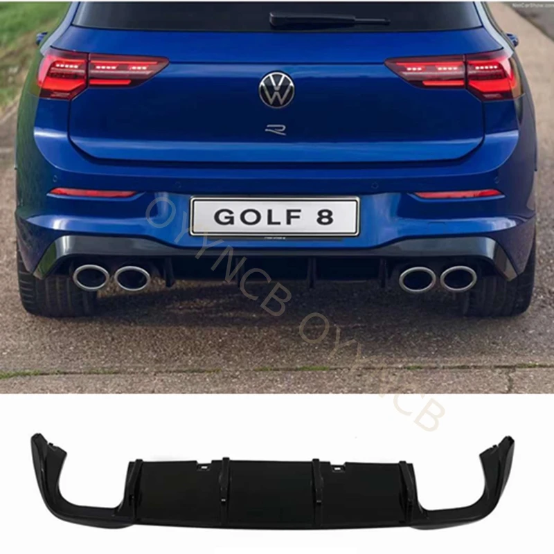 

For Volkswagen Golf 8 Pro high quality car rear bumper spoiler diffuser rear side splitter spoiler lip rear lip