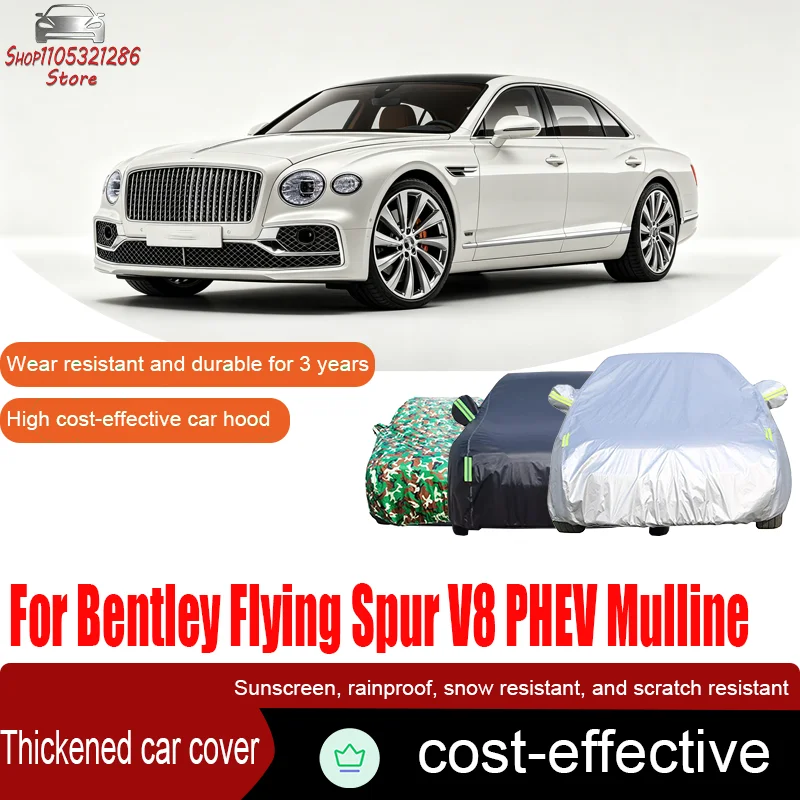 

Full Car Cover For Bentley Flying Spur V8 PHEV Mulliner Outdoor Use - Waterproof Snowproof Sunshade Winter & Summer Protection