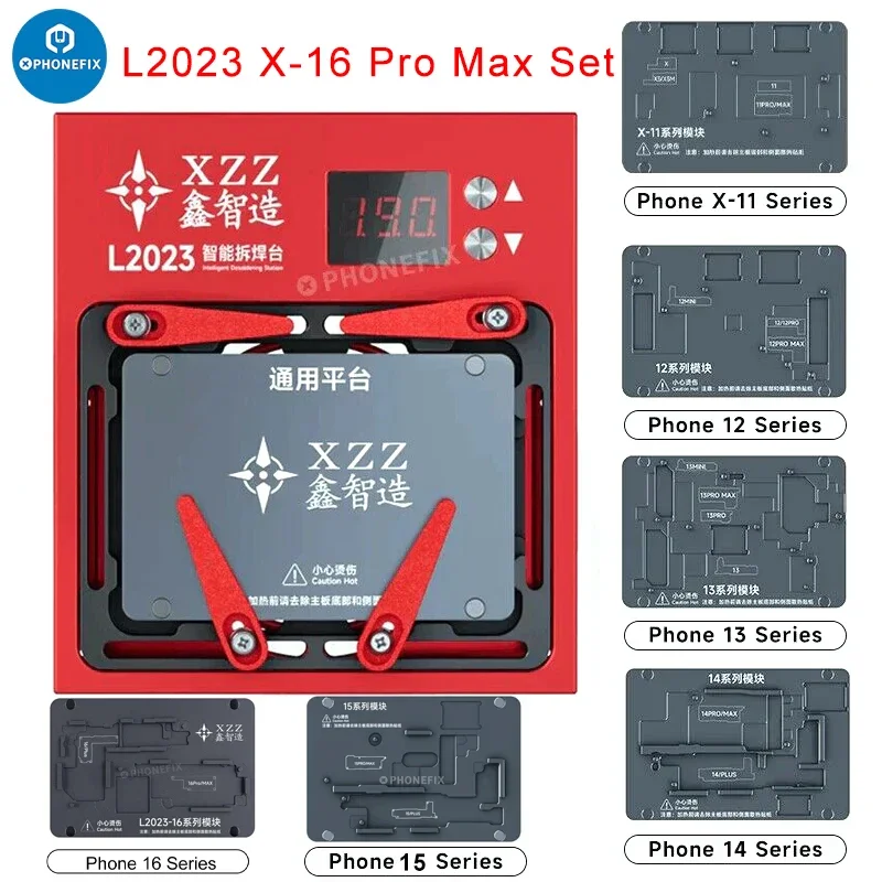 XZZ L2023 Intelligent Pre-heating Platform Tool Kit for iPhone X-16 Pro Max Precision Temperature Control Desoldering Station