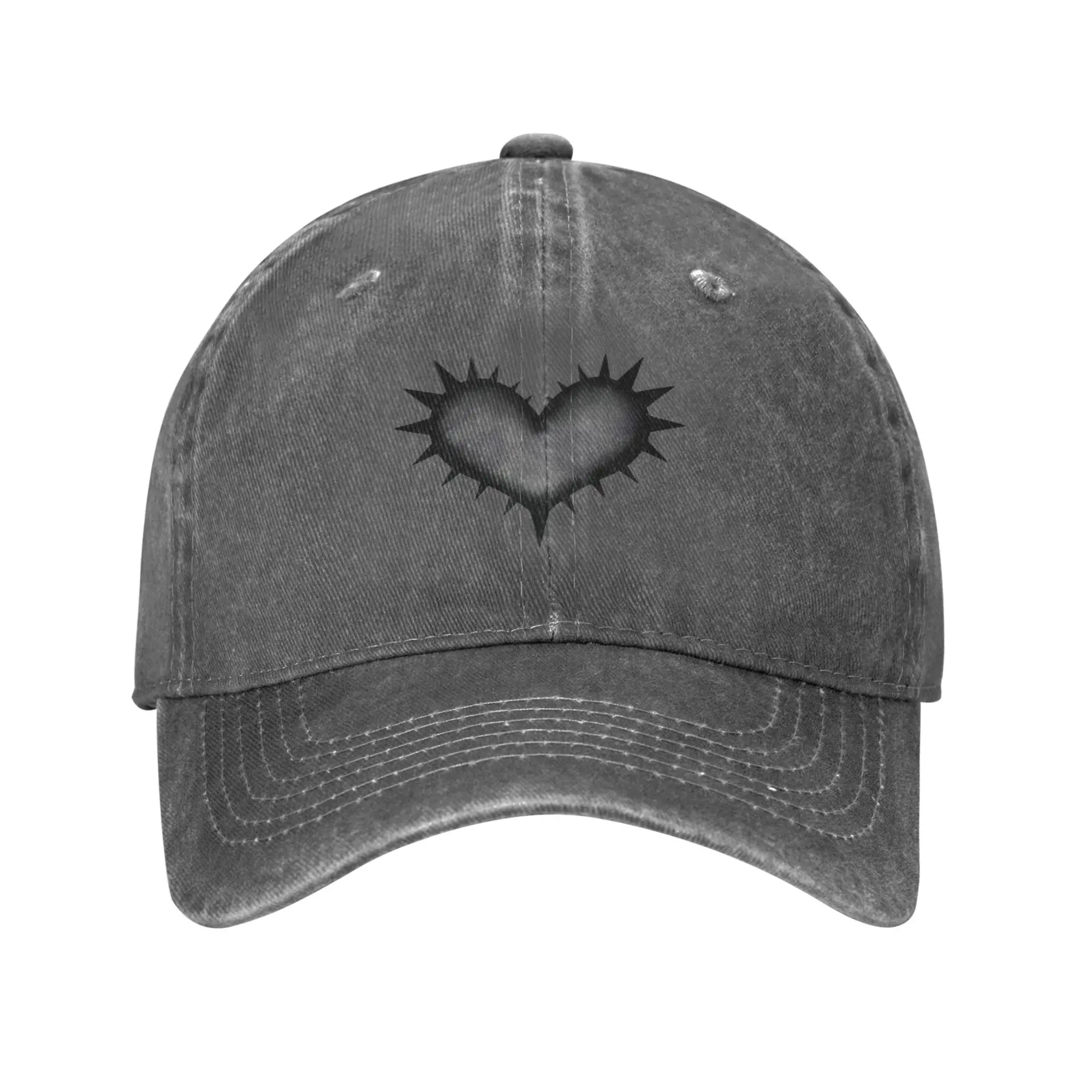 Fashion Wave Racer - Heart baseball cap  Suitable For Long Faces Men's Hat