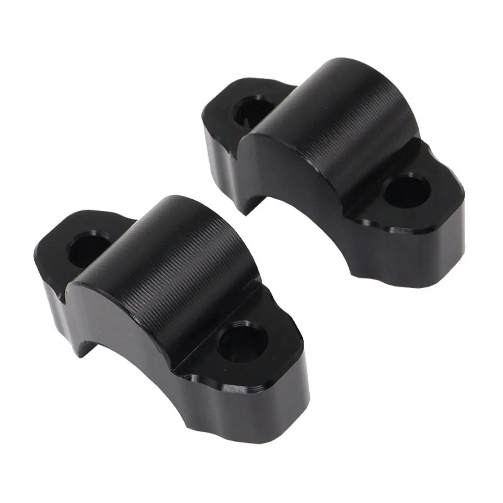 2 Pieces Motorcycle Handlebar Risers Mount Clamps Accessories Easy to Install